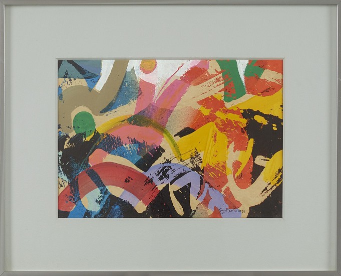 Syd Solomon, Juneday, 1981
Acrylic and aerosol enamel on paper, 13 x 18 in. (33 x 45.7 cm)
© Estate of Syd Solomon
SOL-00192