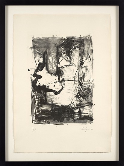 Grace Hartigan, The Hero Leaves His Ship I, 1960
Lithograph on paper, 29 7/8 x 21 1/4 in. (75.9 x 54 cm)
HAR-00003