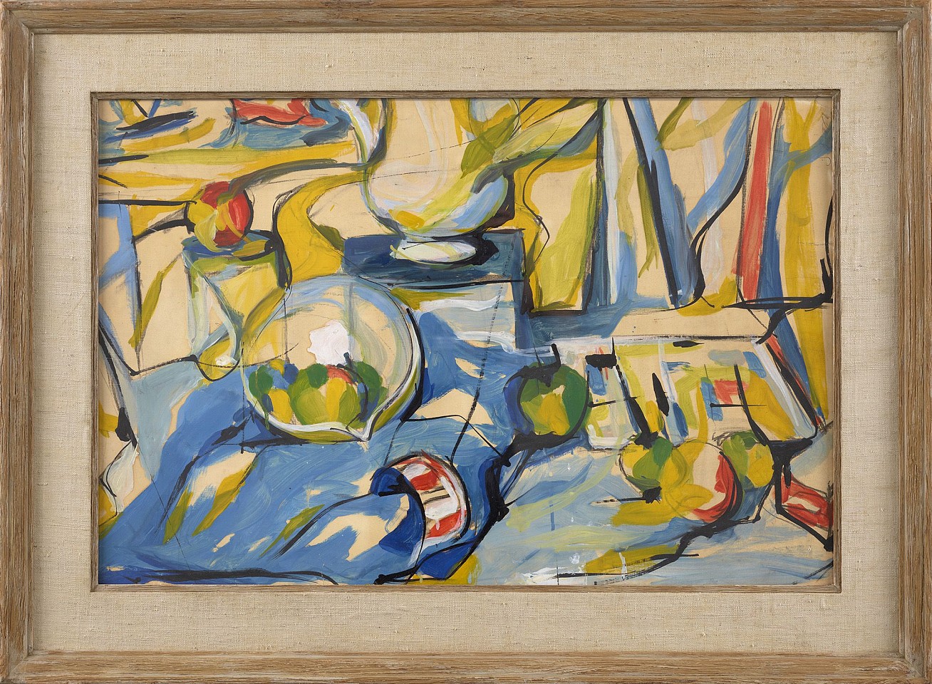Pearl Angrist, Blue Forms, c. 1950
Oil on paper, 20 x 34 in. (50.8 x 86.4 cm)
ANG-00002