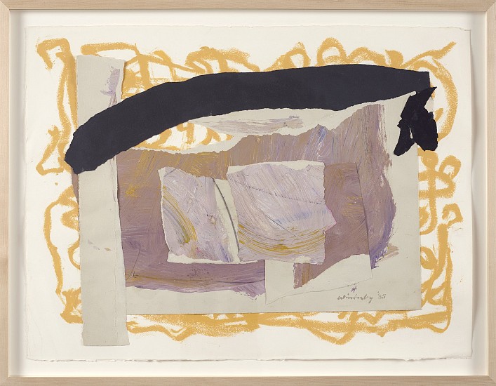 Frank Wimberley, Untitled, 1985
Collage with paint and oil stick on paper, 22 x 30 in. (55.9 x 76.2 cm)
WIM-00101
