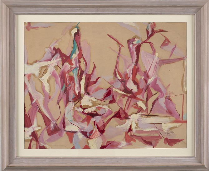 Pearl Angrist, Flight in Red, c. 1950
Oil on paper, 22 x 29 in. (55.9 x 73.7 cm)
ANG-00018