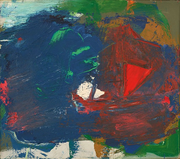 Yvonne Thomas, Red Dice, 1959
Oil on canvas, 14 x 16 in. (35.6 x 40.6 cm)
THO-00035