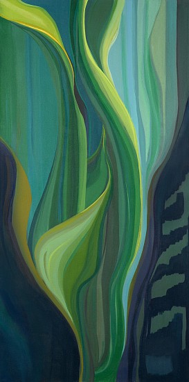 Lilian Thomas Burwell, Sanseveria | SOLD, 1980
Acrylic on linen, 72 x 36 in. (182.9 x 91.4 cm)
BUR-00001