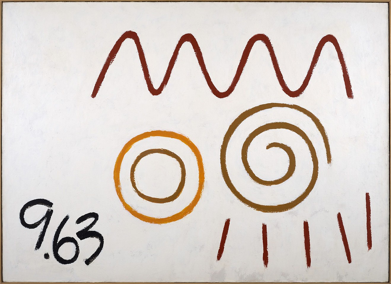 Raymond Hendler, Dawning (No.18), 1963
Magna on linen, 58 x 80 in. (147.3 x 203.2 cm)
HEN-00009