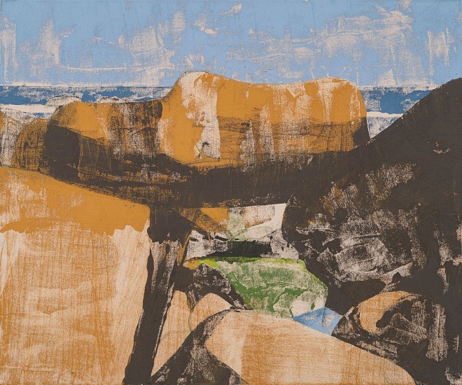 Eric Dever, Beach Temple | SOLD, 2020
Oil on canvas, 30 x 36 in. (76.2 x 91.4 cm)
DEV-00180