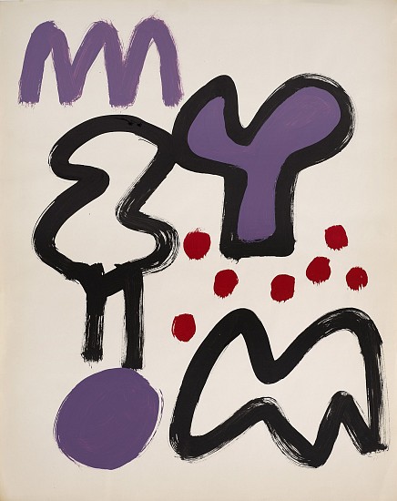 Raymond Hendler, Untitled, 1962
Acrylic on paper, 23 7/8 x 19 in. (60.6 x 48.3 cm)
HEN-00375