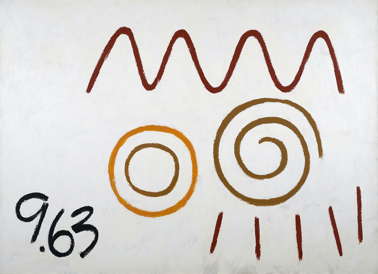 Raymond Hendler, Dawning (No.18), 1963
Magna on linen, 58 x 80 in. (147.3 x 203.2 cm)
HEN-00009