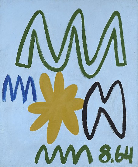 Raymond Hendler, Friendship Island | SOLD, 1964
Acrylic on linen, 36 x 30 in. (91.4 x 76.2 cm)
HEN-00099
