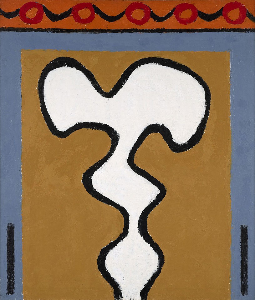 Raymond Hendler, Homage to Bullwinkle (No. 6), 1961
Magna on linen, 42 x 36 in. (106.7 x 91.4 cm)
HEN-00018