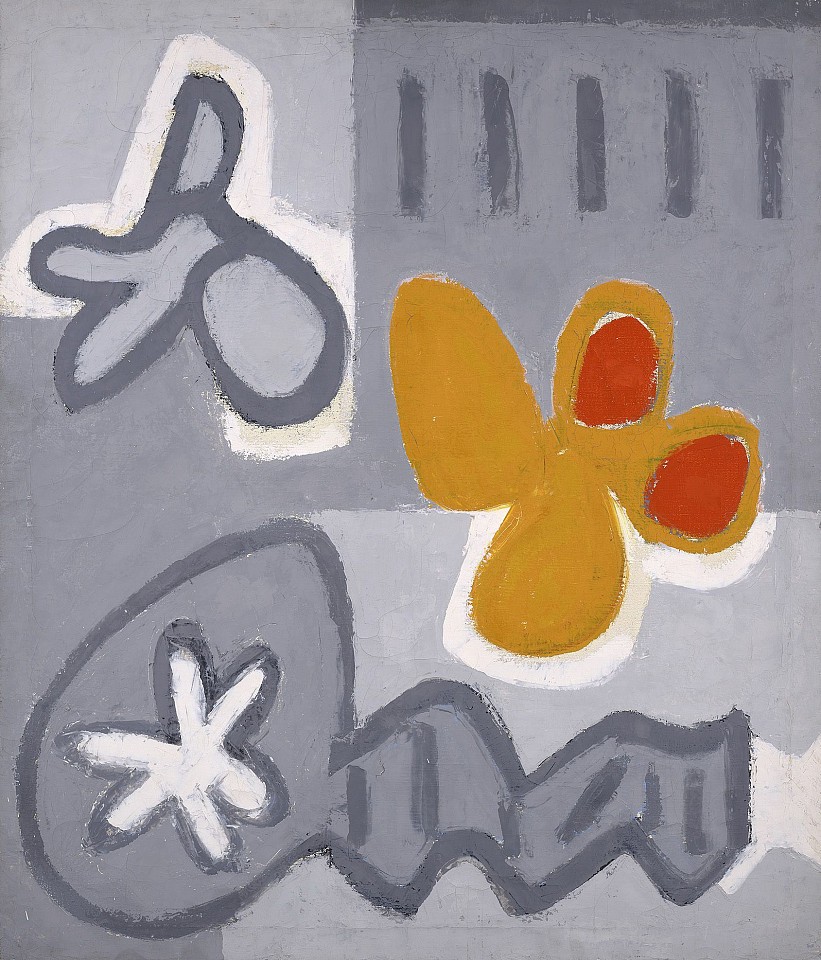 Raymond Hendler, Fallen Knight (No.6), 1960
Magna on linen, 42 x 36 in. (106.7 x 91.4 cm)
HEN-00022