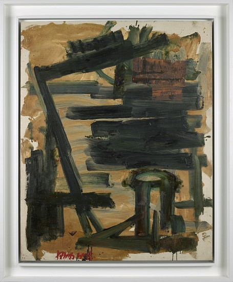 Michael (Corinne) West, August, 1966
Oil and collage on canvas, 59 1/4 x 47 1/2 in. (150.5 x 120.7 cm)
WEST-00001