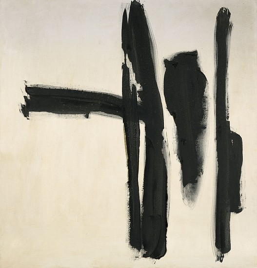 Edward Zutrau, Tokyo Image (Black Painting), 1960
Oil on linen, 51 1/4 x 49 1/4 in. (130.2 x 125.1 cm)
ZUT-00068