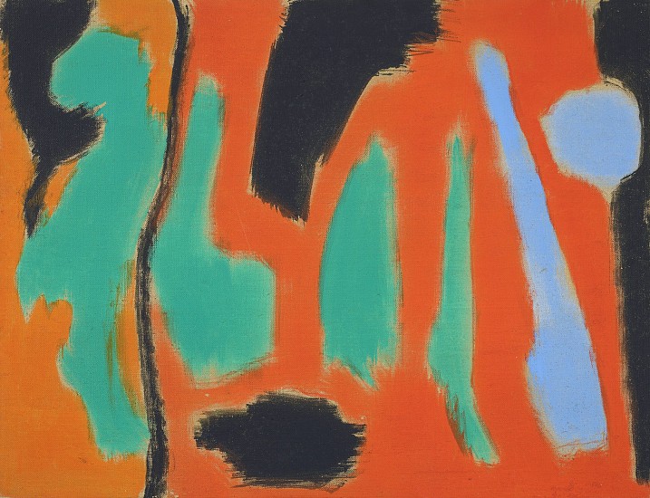 Edward Zutrau, Untitled, 1960
Oil on linen, 19 3/4 x 25 3/4 in. (50.2 x 65.4 cm)
ZUT-00072