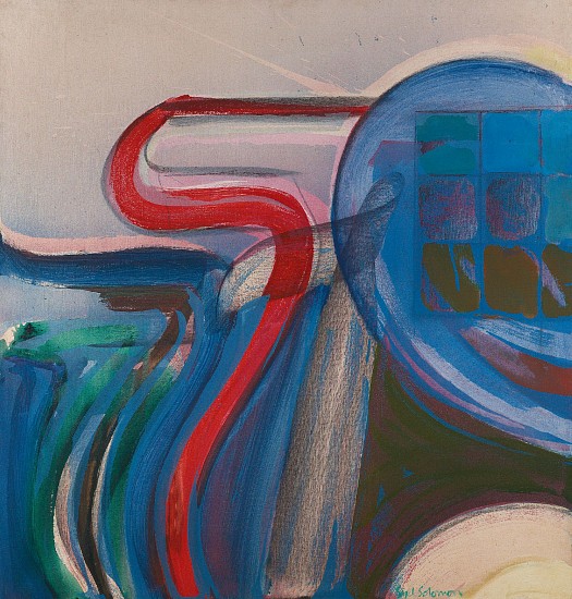 Syd Solomon, Seabode, 1971
Acrylic and aerosol enamel on canvas, 40 x 40 in. (101.6 x 101.6 cm)
© Estate of Syd Solomon
SOL-00095