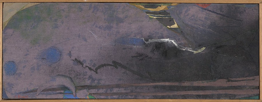 Stanley Boxer, Wave #6, 1968
Oil, mied media and collage on linen, 9 x 24 in. (22.9 x 61 cm)
BOX-00105