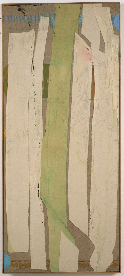 Stanley Boxer, Greenwinterwhite, 1969
Oil and collage on linen, 60 x 26 in. (152.4 x 66 cm)
BOX-00114