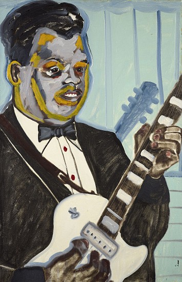 Frederick J. Brown, Fred Big King for Max, 1993
Oil on linen, 40 x 26 in. (101.6 x 66 cm)
BROW-00055