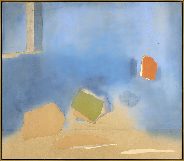 Esteban Vicente, Aranjuez | SOLD, 1985
Oil and collage on canvas, 45 x 52 in. (114.3 x 132.1 cm)
VIC-00001