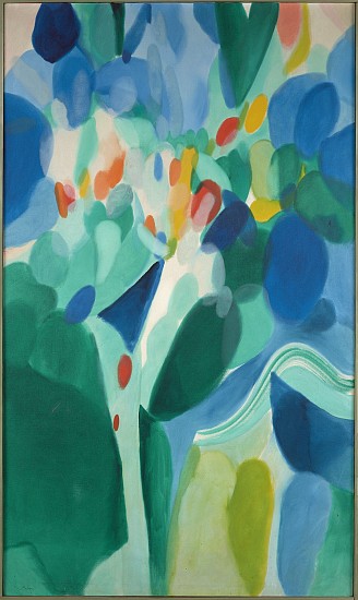 Alice Baber, The Green Reed, 1966
Oil on canvas, 64 x 38 in. (162.6 x 96.5 cm)
BAB-00029