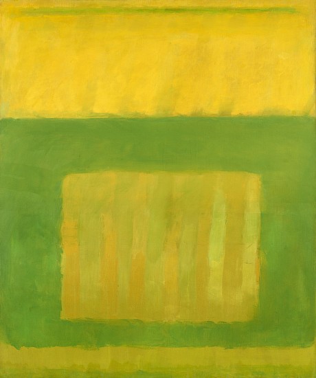 Perle Fine, Cool Series #45, Striated Yellow | SOLD, c. 1961-63
Oil on linen, 59 3/4 x 50 in. (151.8 x 127 cm)
FIN-00130