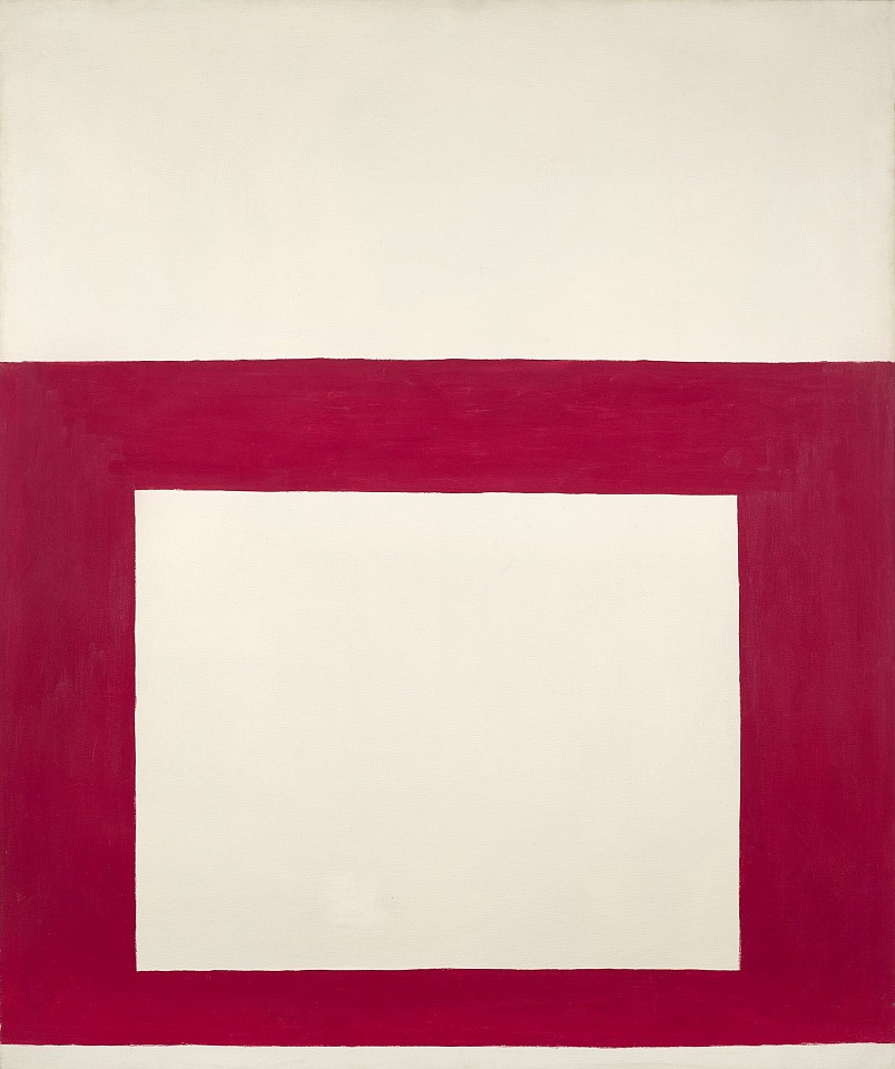 Perle Fine, Cool Series No.1 (Red over White), ca. 1961-1963
Oil on canvas, 60 x 50 in. (152.4 x 127 cm)
© A.E. Artworks
FIN-00017