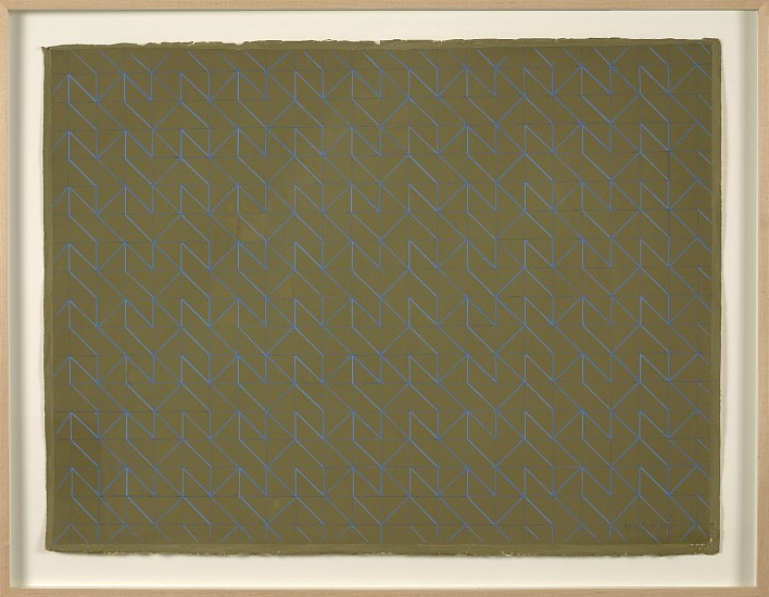 Perle Fine, Study for Sequel to an Afterthought #2, c. 1973
Acrylic on Arches paper, 22 1/2 x 30 in. (57.1 x 76.2 cm)
© A.E. Artworks
FIN-00094