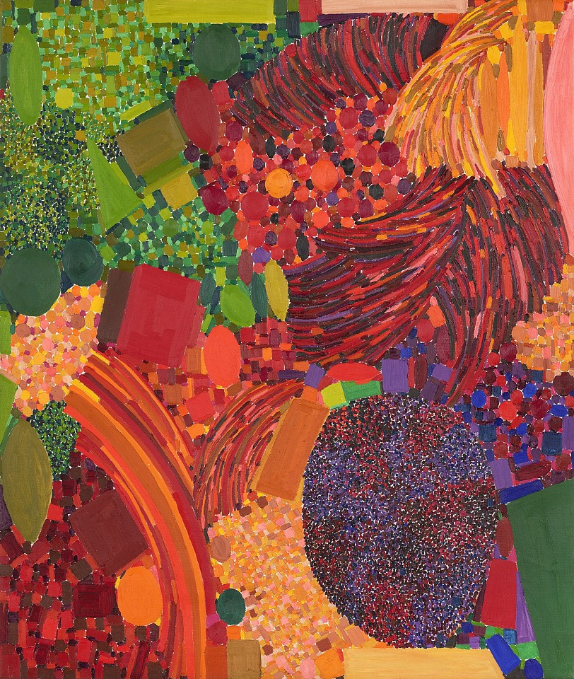 Lynne Drexler, Transported Blossems (sic) | SOLD, 1966
Oil on canvas, 40 x 34 in. (101.6 x 86.4 cm)
DREX-00007