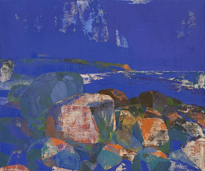 Eric Dever, Amsterdam Beach, Blue Night, 2020
Oil on canvas, 30 x 36 in. (76.2 x 91.4 cm)
DEV-00184