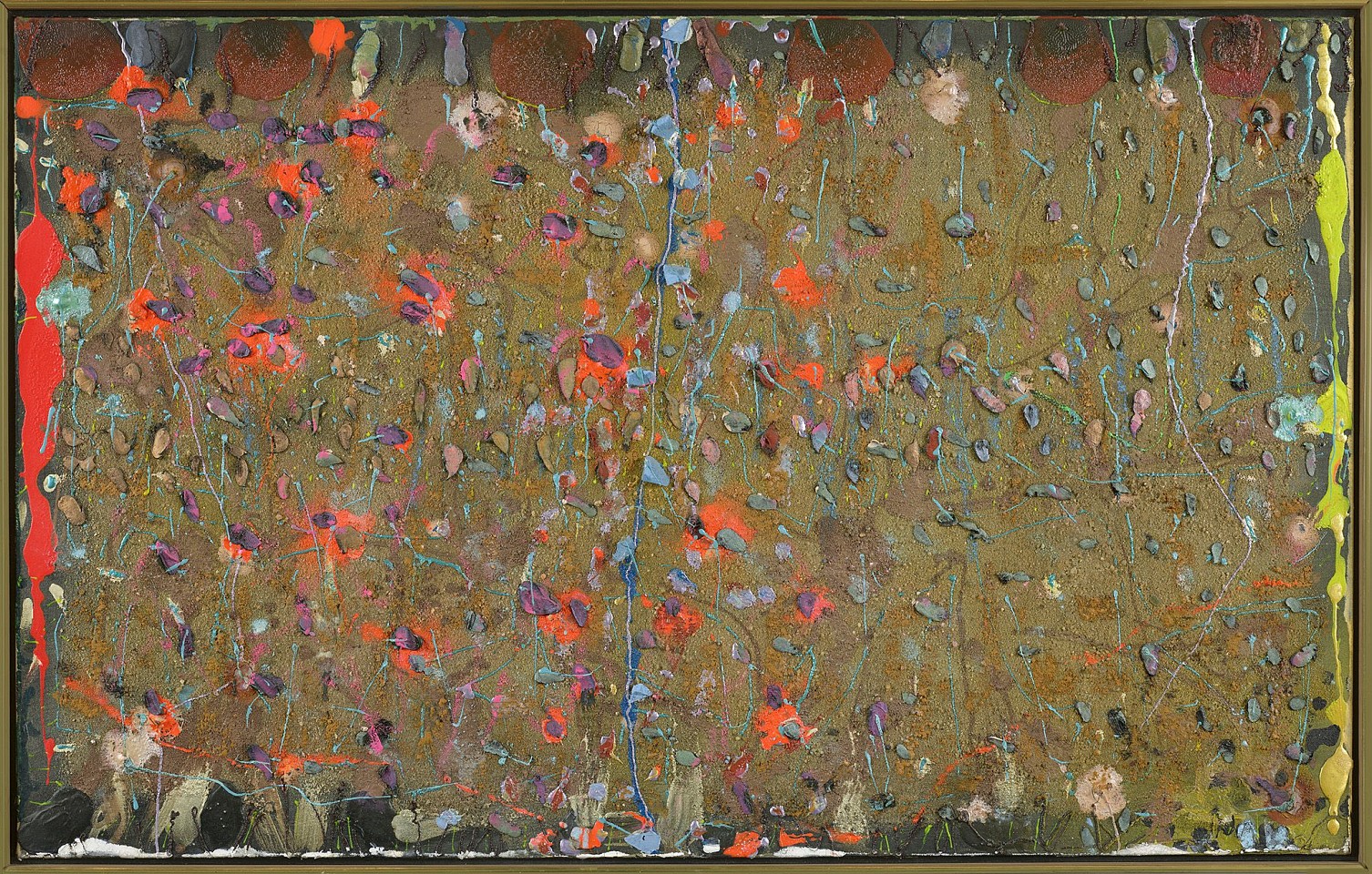 Stanley Boxer, Broideriesfromadark, 1990
Oil and mixed media on canvas, 30 x 48 in. (76.2 x 121.9 cm)
BOX-00124