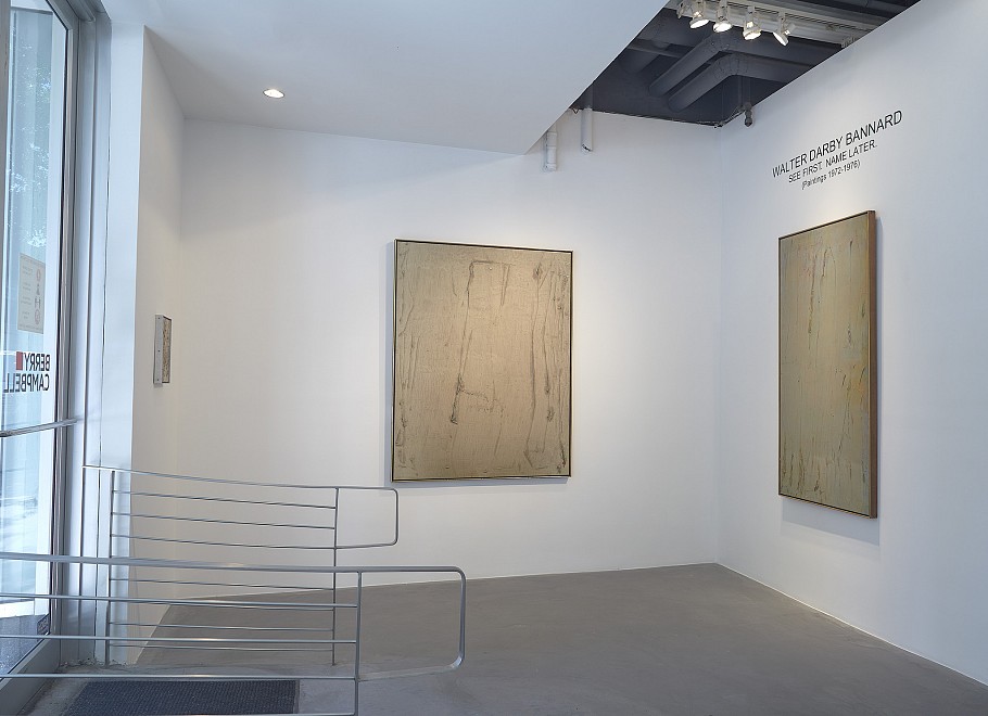 Walter Darby Bannard: See First. Name Later. (Paintings 1972 - 1976) - Installation View