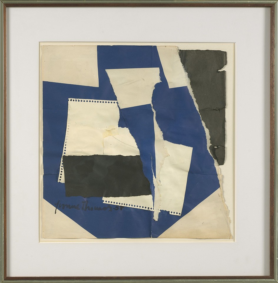 Yvonne Thomas, Collage, 1958
Collage, 14 x 13 1/2 in. (35.6 x 34.3 cm)
THO-00055