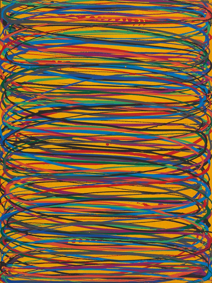 Dan Christensen, Rhymewriter (Yellow) | SOLD, 2003
Acrylic on canvas, 40 x 30 in. (101.6 x 76.2 cm)
CHR-00179