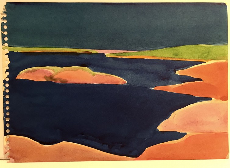 Elizabeth Osborne, Site Study, 1970's
Watercolor on paper, 7 x 10 in. (17.8 x 25.4 cm)
OSB-00119