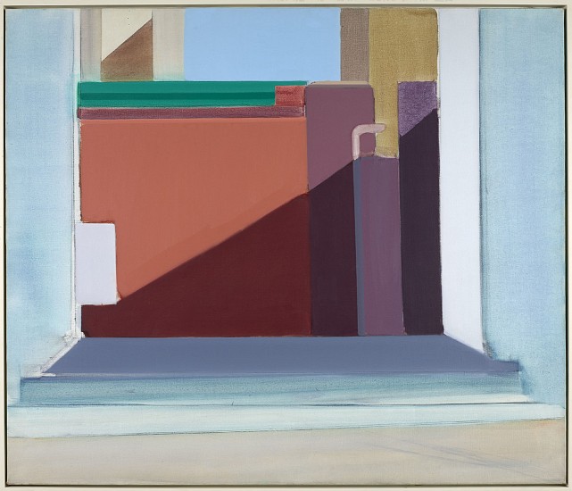 Elizabeth Osborne, Belgravia West View, 1969-1970
Oil on canvas, 54 3/4 x 65 in. (139.1 x 165.1 cm)
OSB-00002