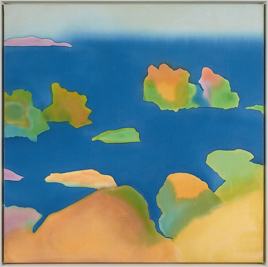 Elizabeth Osborne, Floating Islands, 1972-2019
Acrylic on canvas, 54 x 54 in. (137.2 x 137.2 cm)
OSB-00003