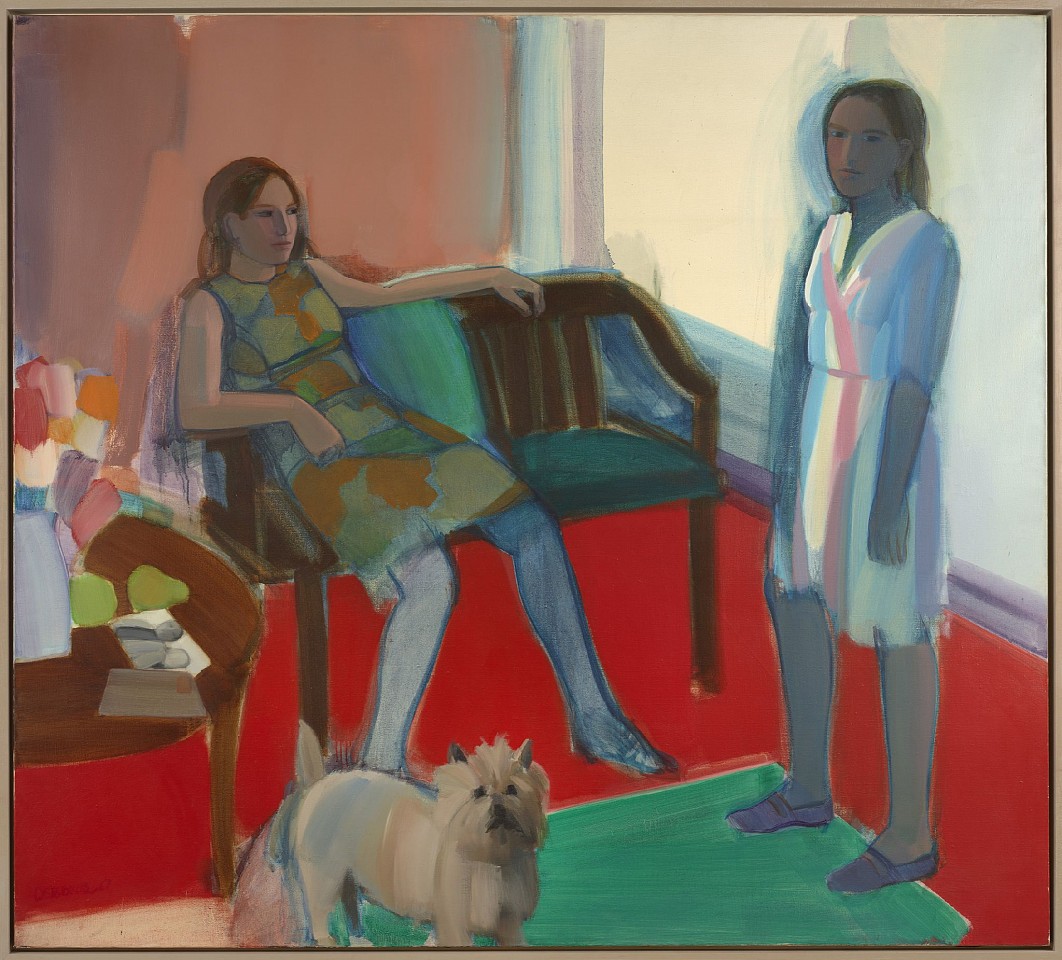 Elizabeth Osborne, The Visit (Two Sisters), 1967
Oil on canvas, 72 x 80 in. (182.9 x 203.2 cm)
OSB-00113