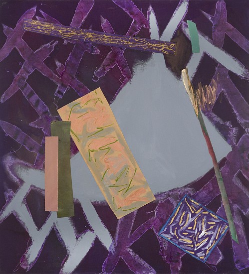 Ann Purcell, Balthazar's Gifts, 1983
Acrylic and collage on canvas, 72 x 66 in. (182.9 x 167.6 cm)
PUR-00075