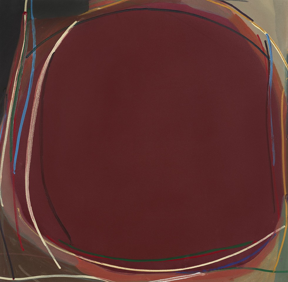 Larry Zox, Untitled, c. 1980
Acrylic on canvas, 49 1/2 x 50 1/2 in. (125.7 x 128.3 cm)
ZOX-00040