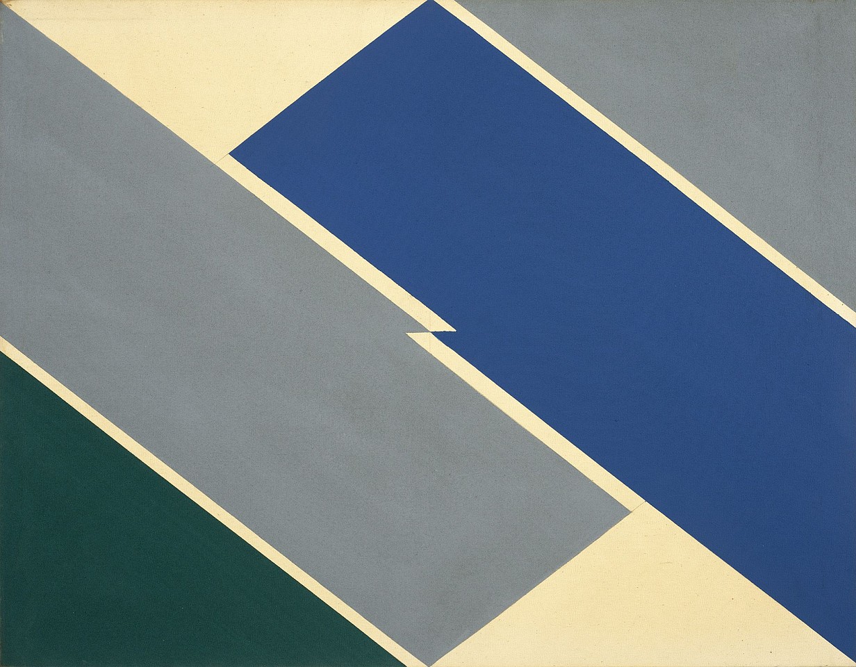 Larry Zox, Untitled, c. 1965
Acrylic on canvas, 35 1/2 x 45 in. (90.2 x 114.3 cm)
ZOX-00095