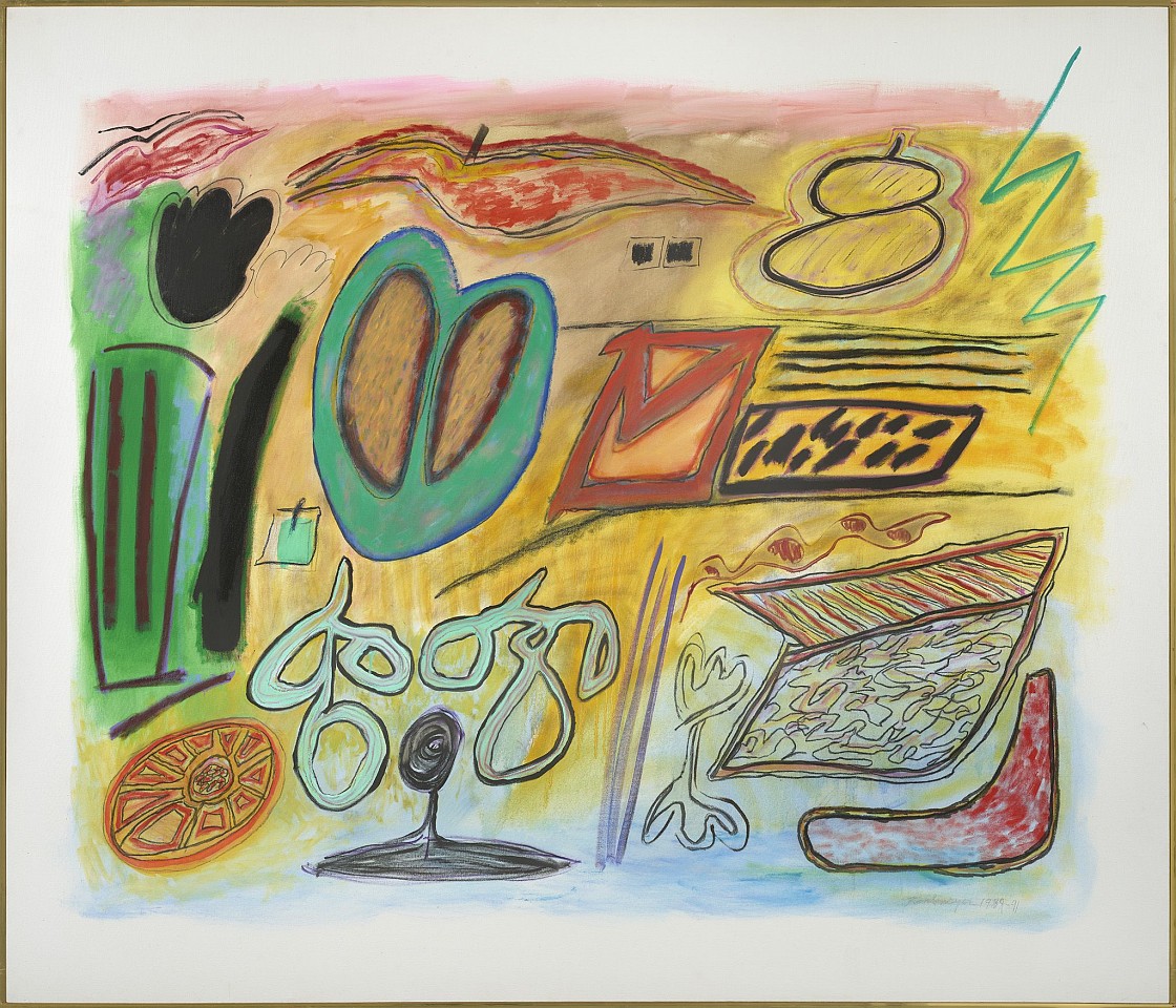 Ida Kohlmeyer, Synthesis 88-13, 1989-91
Oil on canvas, 68 1/2 x 80 in. (174 x 203.2 cm)
KOH-00047