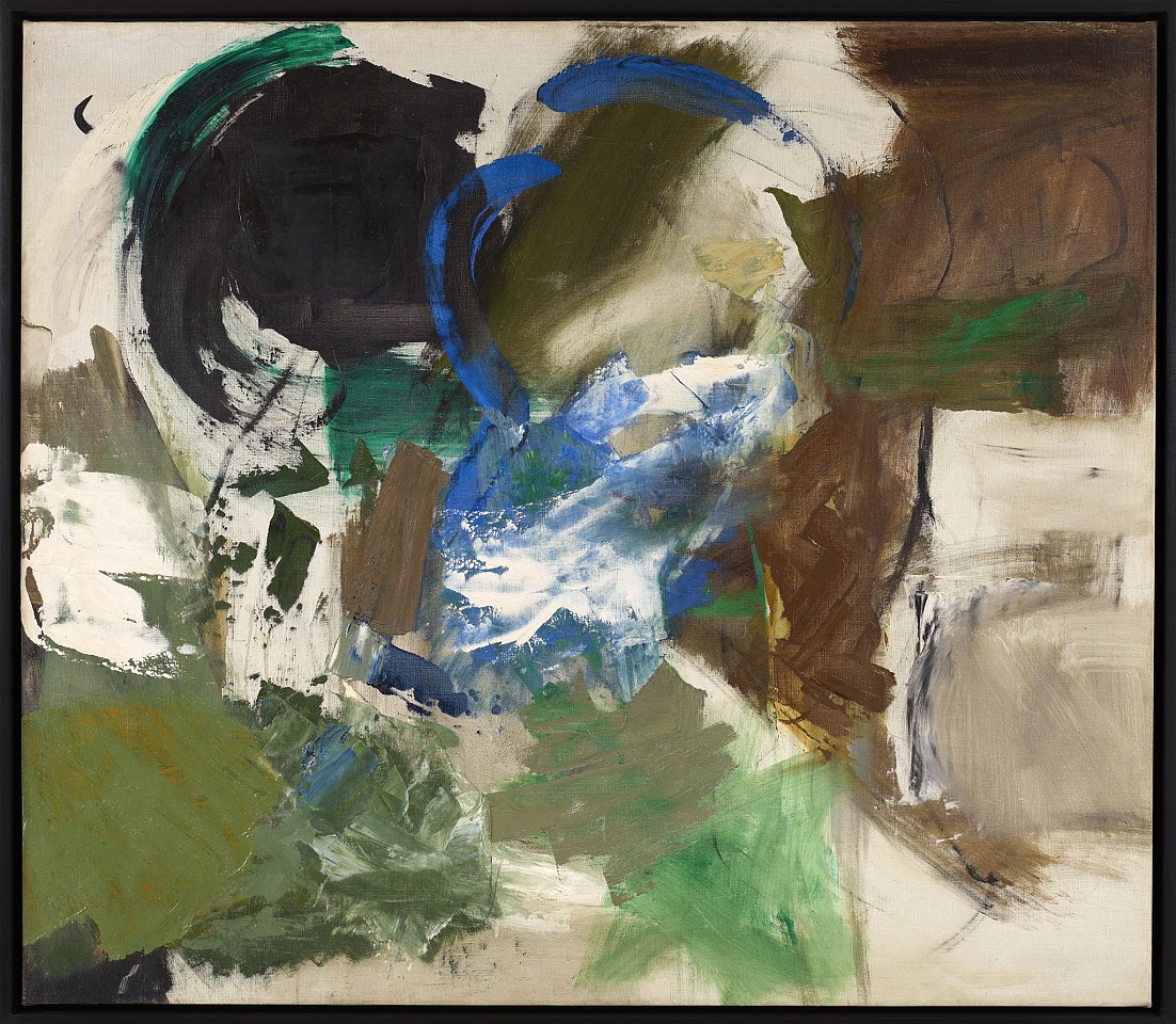 Yvonne Thomas, Western Time | SOLD, 1959
Oil on canvas, 41 x 47 in. (104.1 x 119.4 cm)
THO-00119