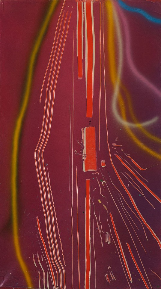 Dan Christensen, Festival de Samba, 1985
Acrylic on canvas, 68 x 38 3/4 in. (172.7 x 98.4 cm)
CHR-00176