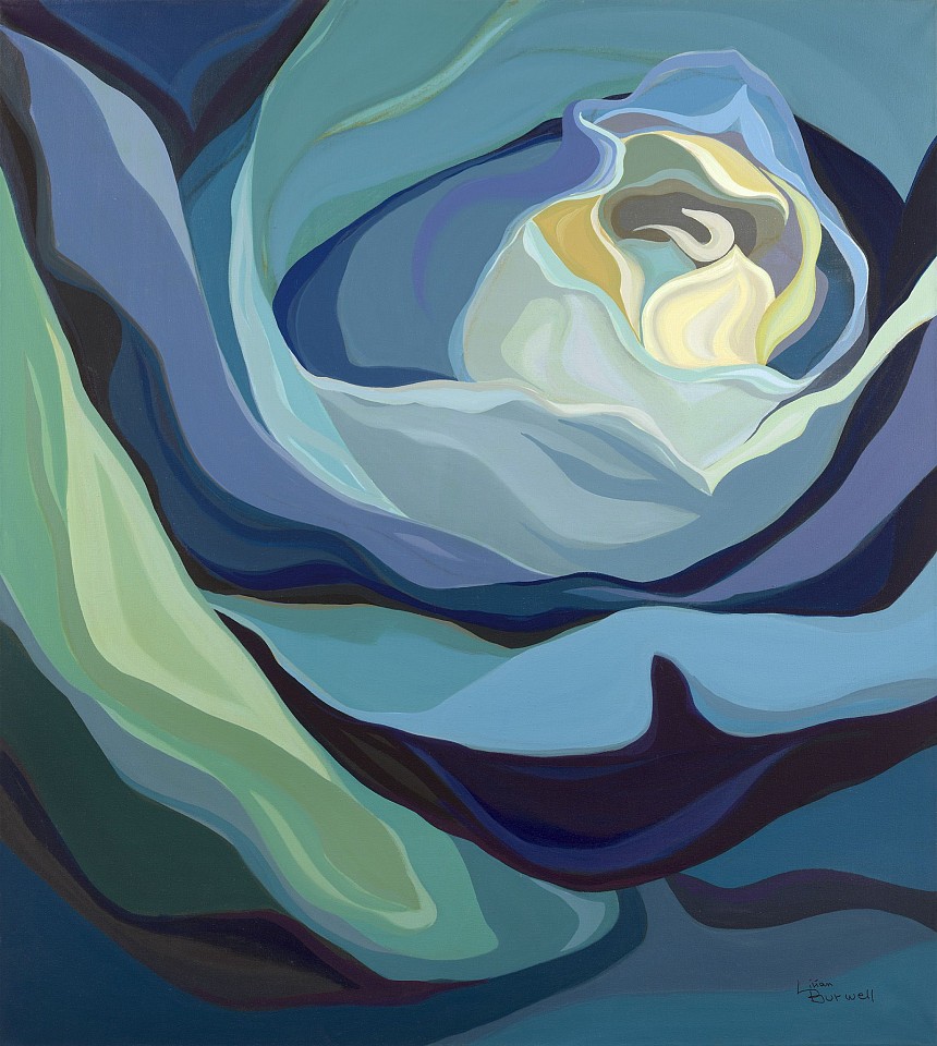 Lilian Thomas Burwell, Big Blue | SOLD, 1974
Acrylic on canvas, 60 1/4 x 54 in. (153 x 137.2 cm)
BUR-00015