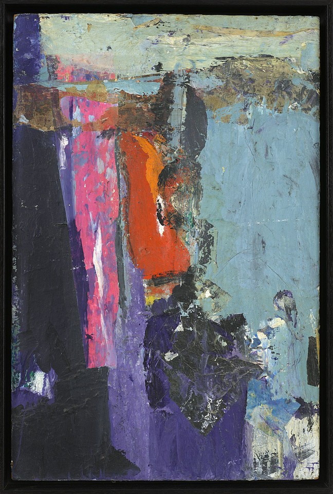 Libbie Mark, Untitled Collage Painting | SOLD, c. 1965
Acrylic and paper collage on Masonite, 24 x 15 7/8 in. (61 x 40.3 cm)
MARK-00010