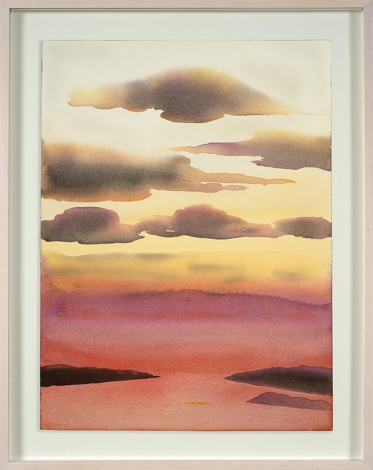 Elizabeth Osborne, Western Sky, 1996
Watercolor on d'Arches paper, 24 x 18 in. (61 x 45.7 cm)
OSB-00068