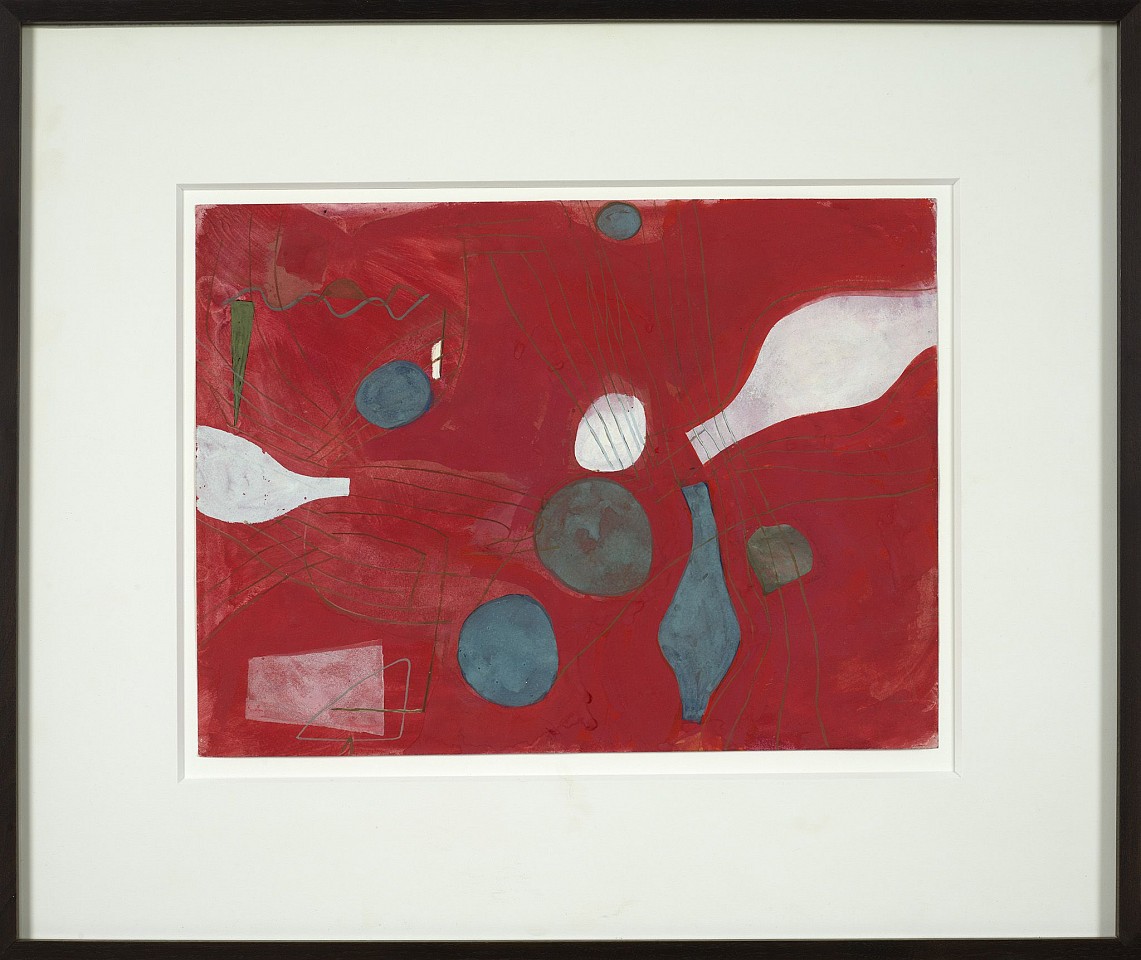 Perle Fine, Direction of Time, c. 1950
Gouache on paper, 12 x 16 in. (30.5 x 40.6 cm)
FIN-00148