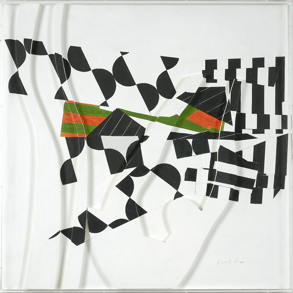 Perle Fine, Supersonic Calm, c. 1966
Wood Collage, 30 x 30 in. (76.2 x 76.2 cm)
FIN-00144