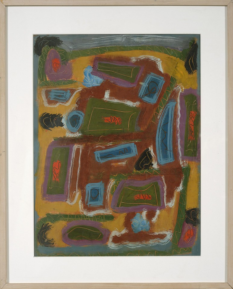 Betty Parsons, Untitled, c. 1958
Gouache on board, 23 1/4 x 17 1/2 in. (59 x 44.5 cm)
PARS-00018