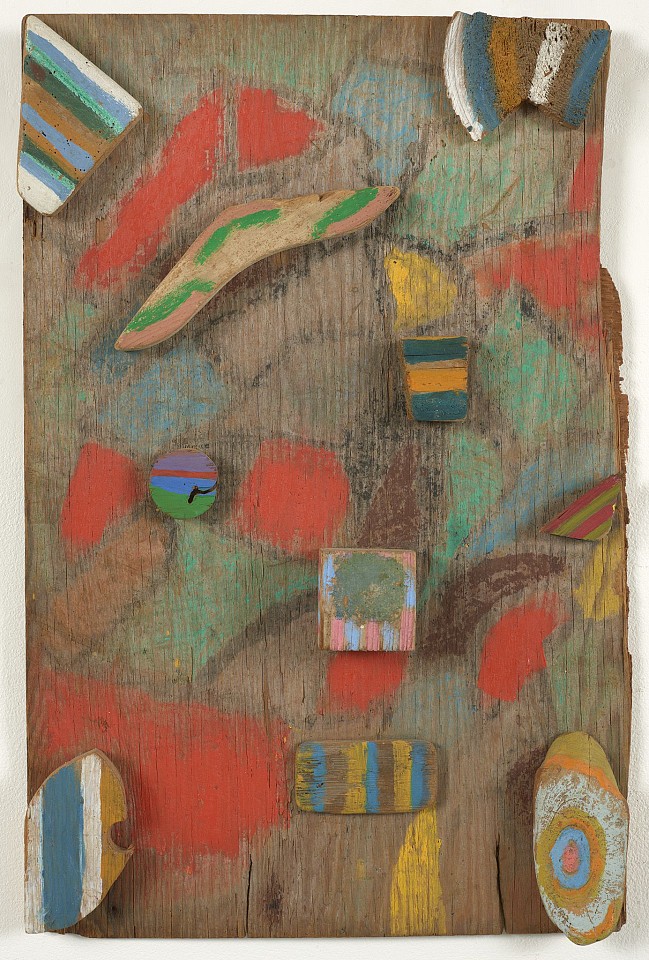 Betty Parsons, Collage, 1978
Acrylic on wood construction, 24 x 15 3/4 x 1 3/4 in. (61 x 40 x 4.5 cm)
PARS-00007