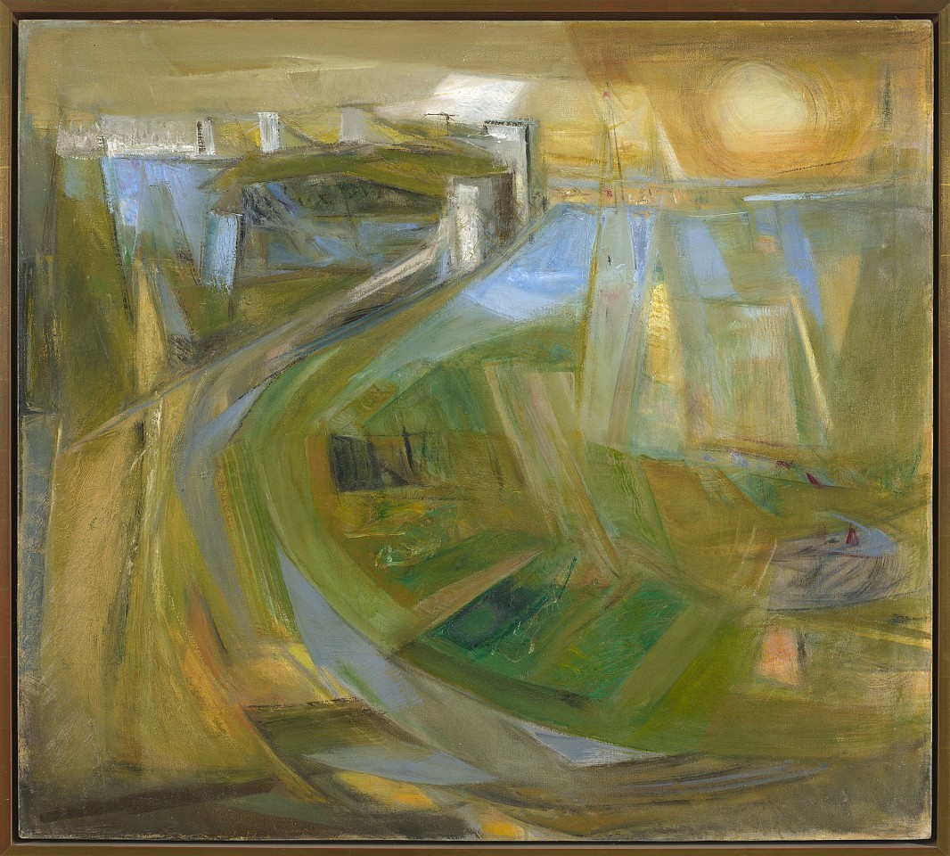 Emiko Nakano, Bay Bridge Approach | SOLD, 1955
Oil on canvas, 36 x 40 1/2 in. (91.4 x 102.9 cm)
NAK-00004